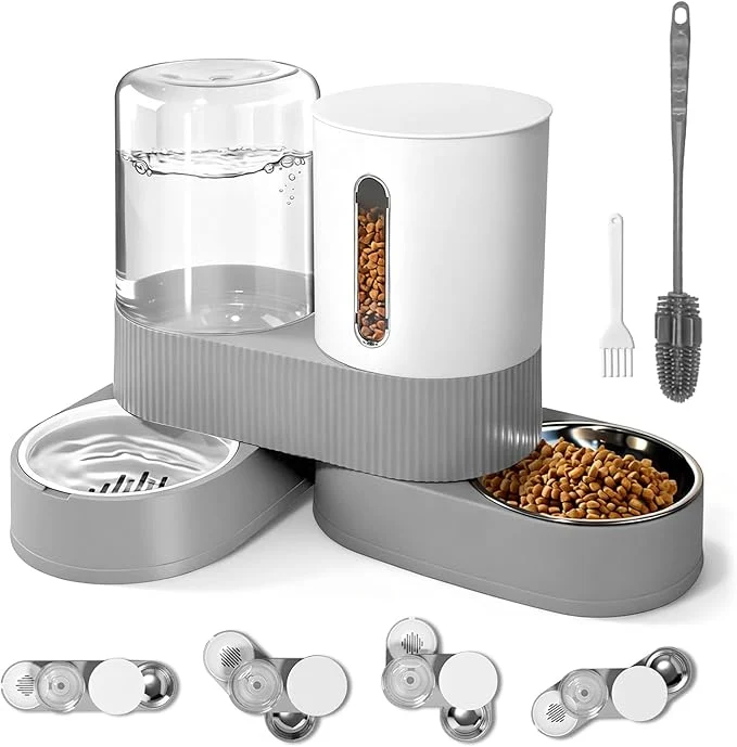 Authentic Automatic Gravity Cat Dog Feeder and Water Dispenser Minimalist