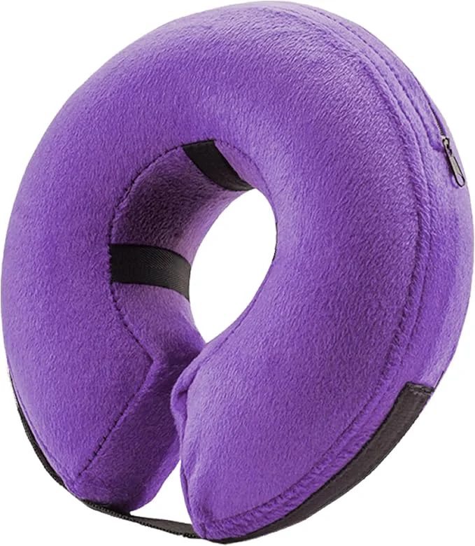 Refined BENCMATE Inflatable Dog Cone Collar Soft Dog Cone Natural