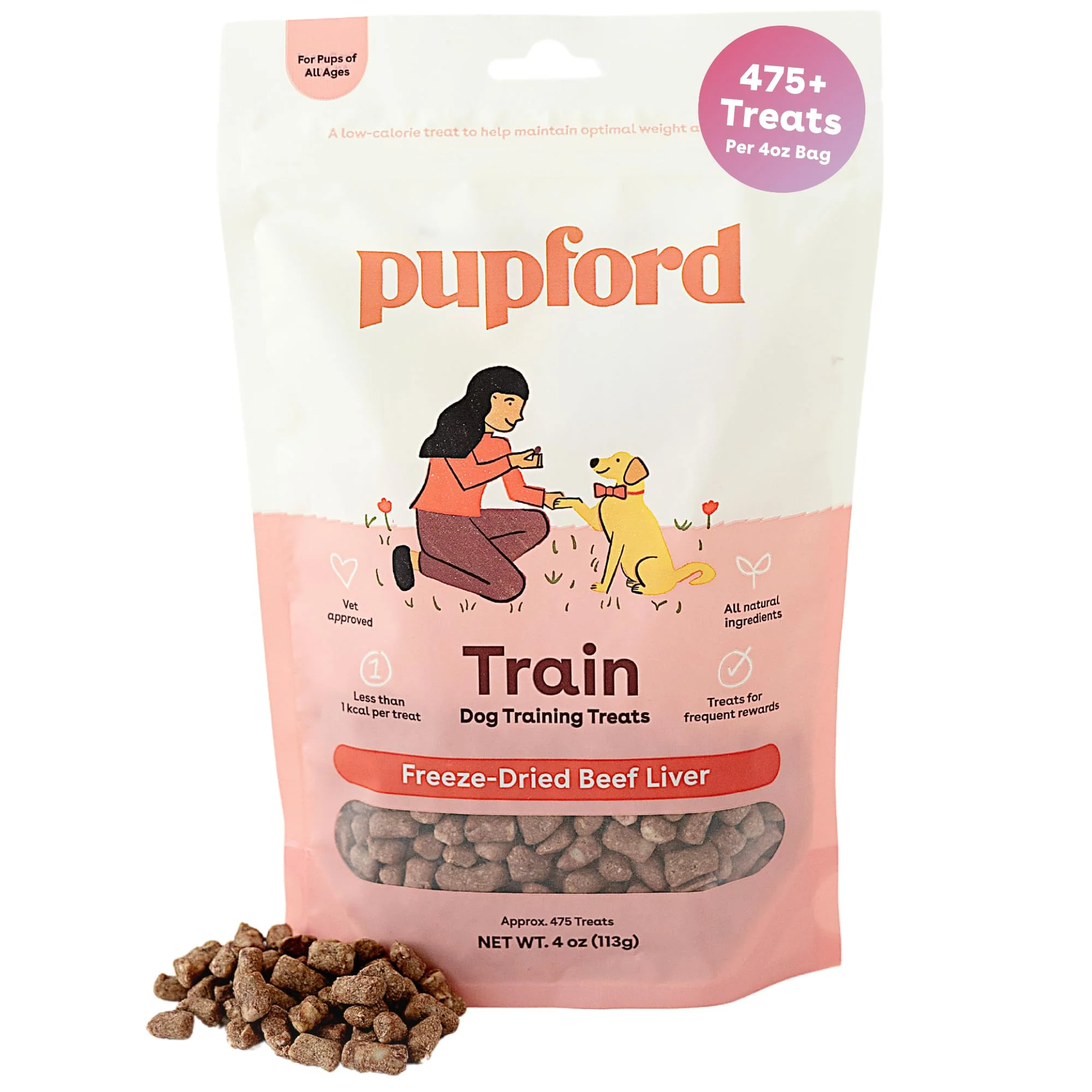 Detailed Pupford ze Dried Training Treats for Dogs Puppies – 475 Beef Liver Bites 4 oz Quality