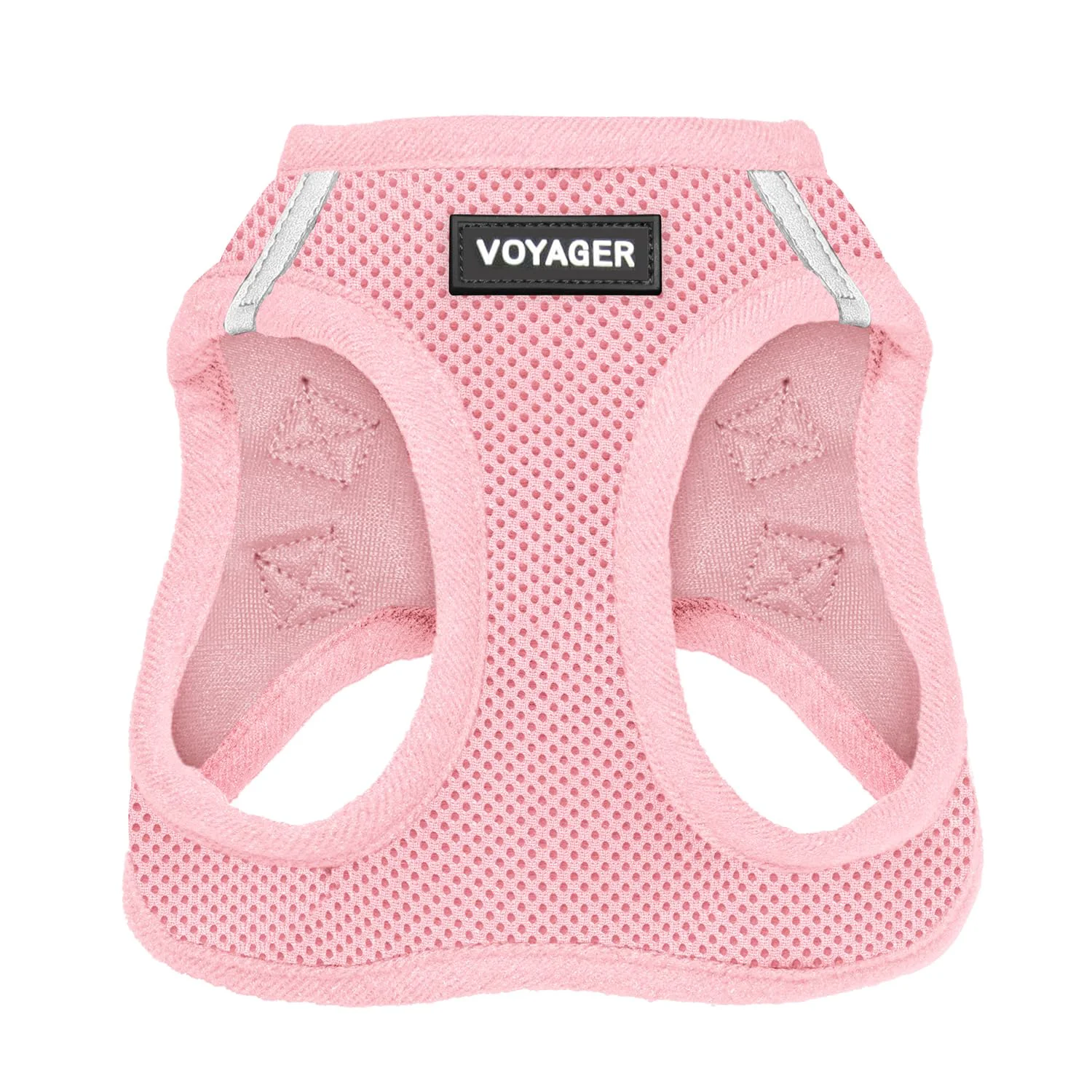 Specialty Pet Supplies Voyager Arnés de Paso en Malla Transpirable – Reflectivo Sin Tirones Rosa S Soft
