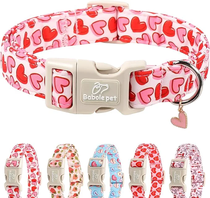 Top-Quality Valentines Dog Collar for Small Dogs Responsible