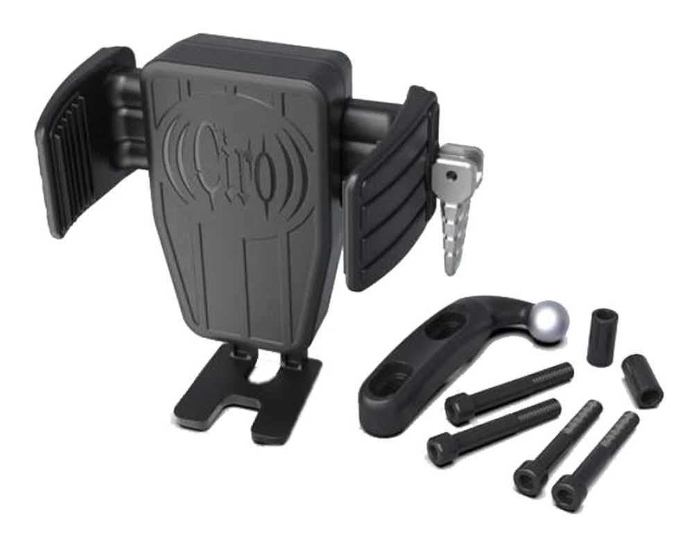 High-Grade Ciro3D - Wireless Charge Phone Holder - Perch Mount - Black Elite