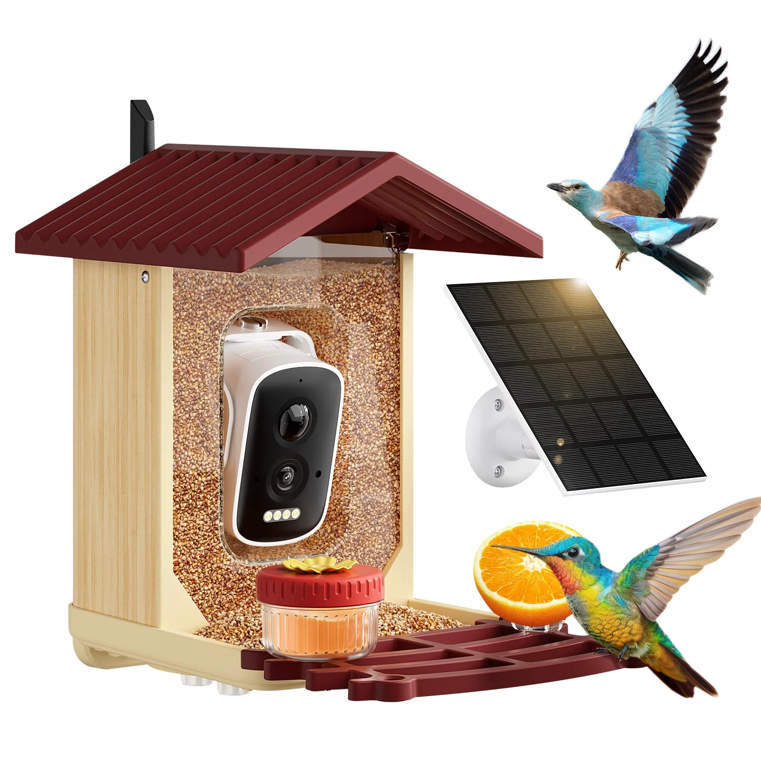 Selected WESTHEY Bird Feeder with Camera - 2.5K HD AI Recognition IP66 Solar Powered Outdoor Cam Prestigious