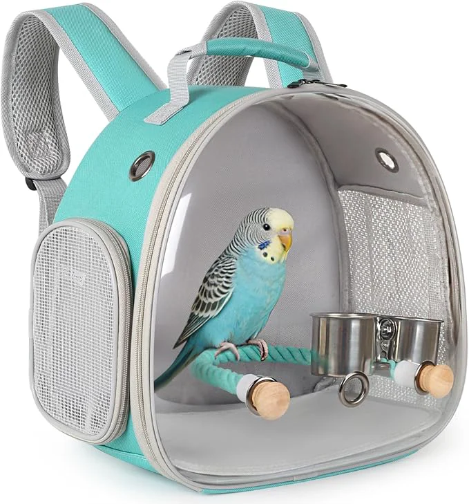 Exceptional Small Bird Travel Backpack Carrier Cage Backpack to Transport Backpack Carrier Proven