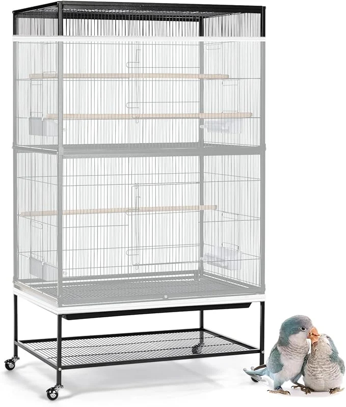 User-Friendly ASOCEA Large Bird Cage Seed Cather Bird Cage Cover Adjustable Soft Airy Skirt Smart