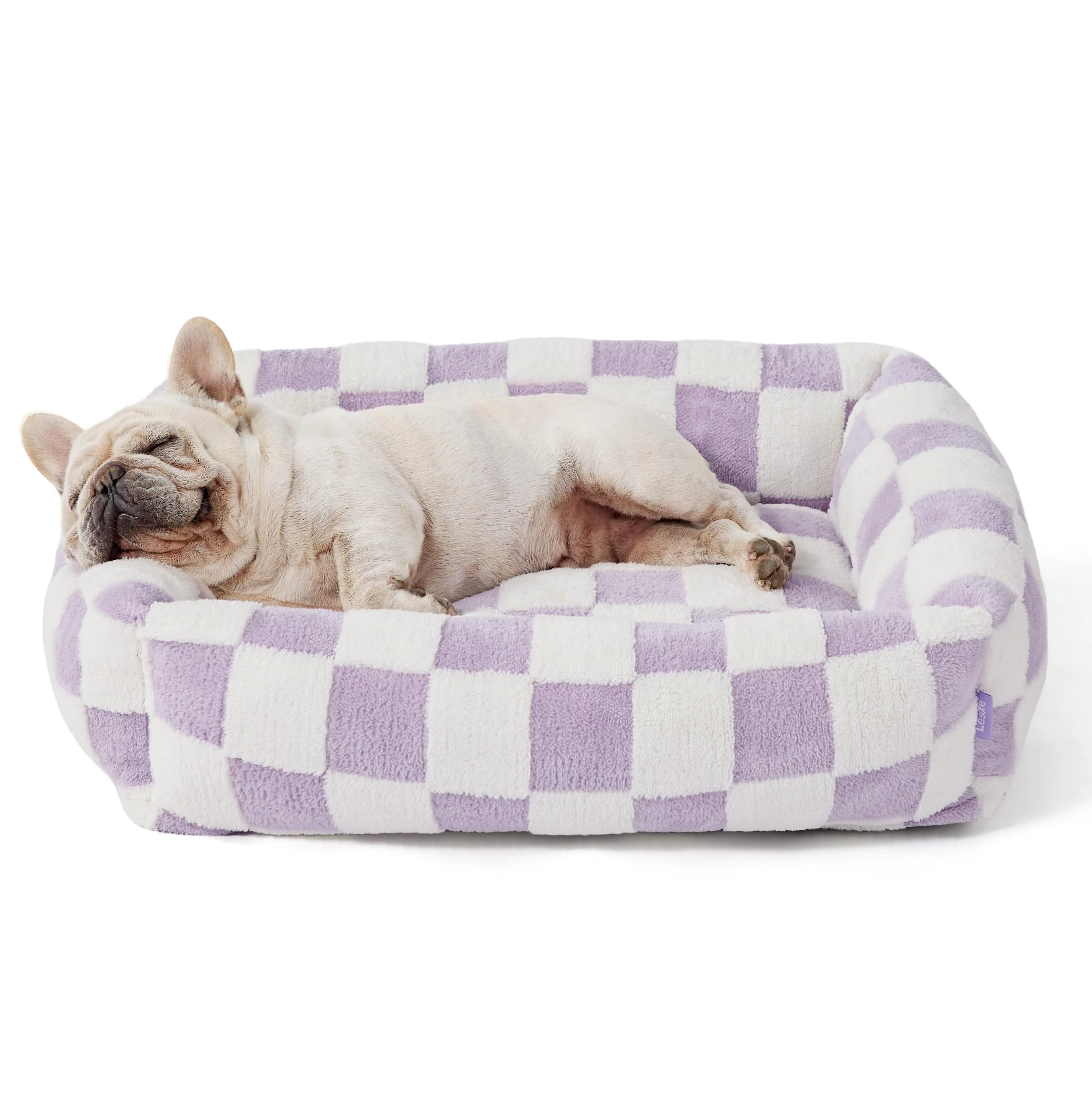 Casual LE SURE Cute Dog Bed for Medium Dogs – 30x24x8in Orthopedic Rectangle Bed with Jacquard Plush Outstanding