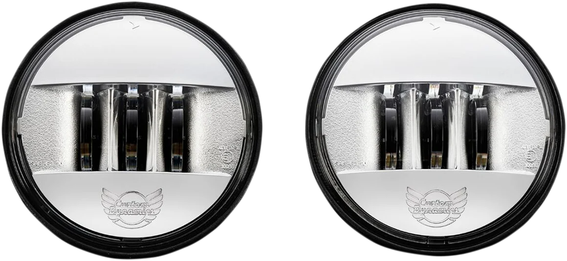 Outstanding Custom Dynamics ProBEAM Passing Lamps Chrome PB-45-C High-End