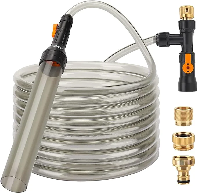 Verified hygger Bucket- Aquarium Water Change Kit Metal Faucet Connector Fish Tank Fine