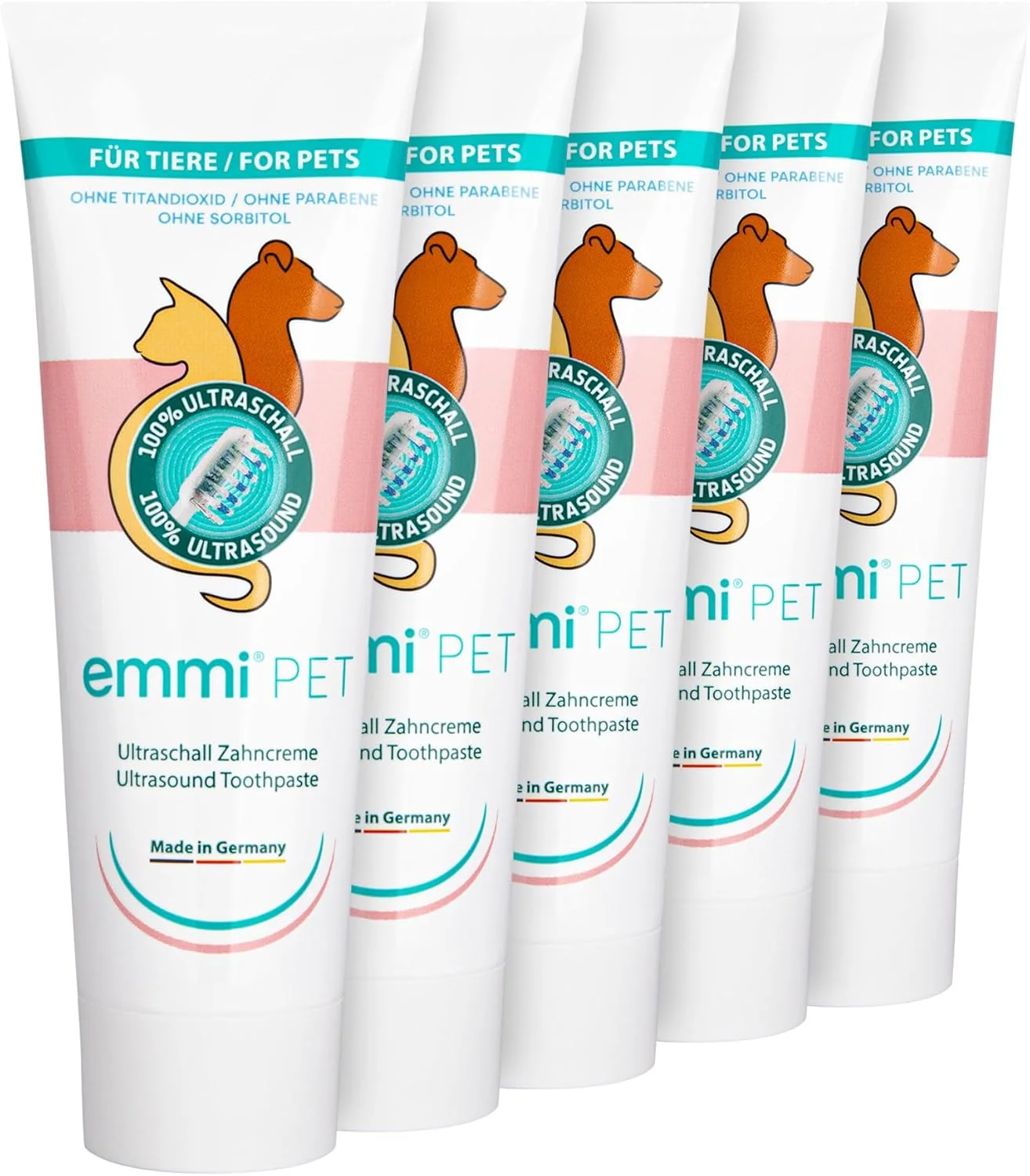 Lightweight Ultrasonic Toothpaste with Nano-Cleaning-Bubbles New Extra Mild Formulation Suitable for All Pets Soft