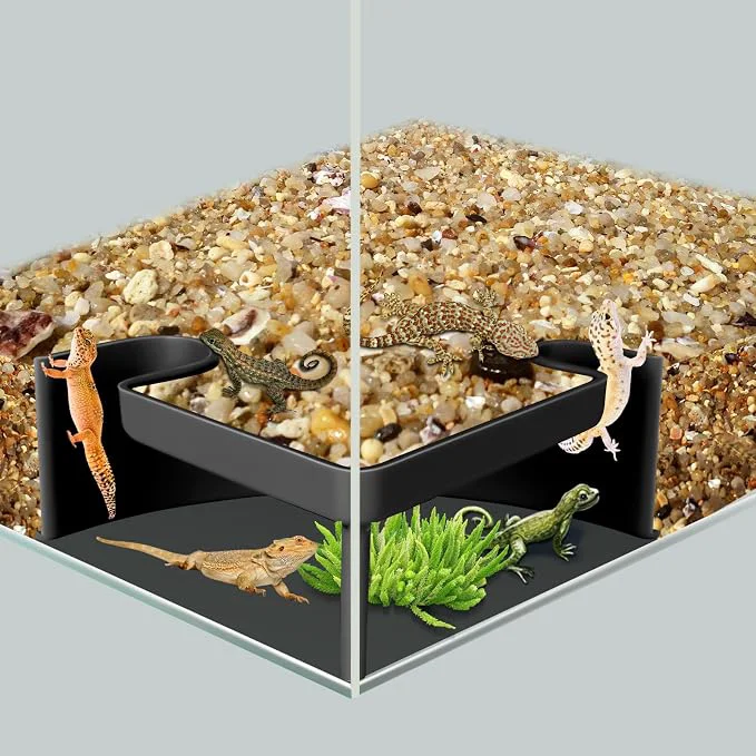 Next-Generation Aquarium Cave Hideout with Viewing Window – Corner Fish Tank Tunnel Breathable