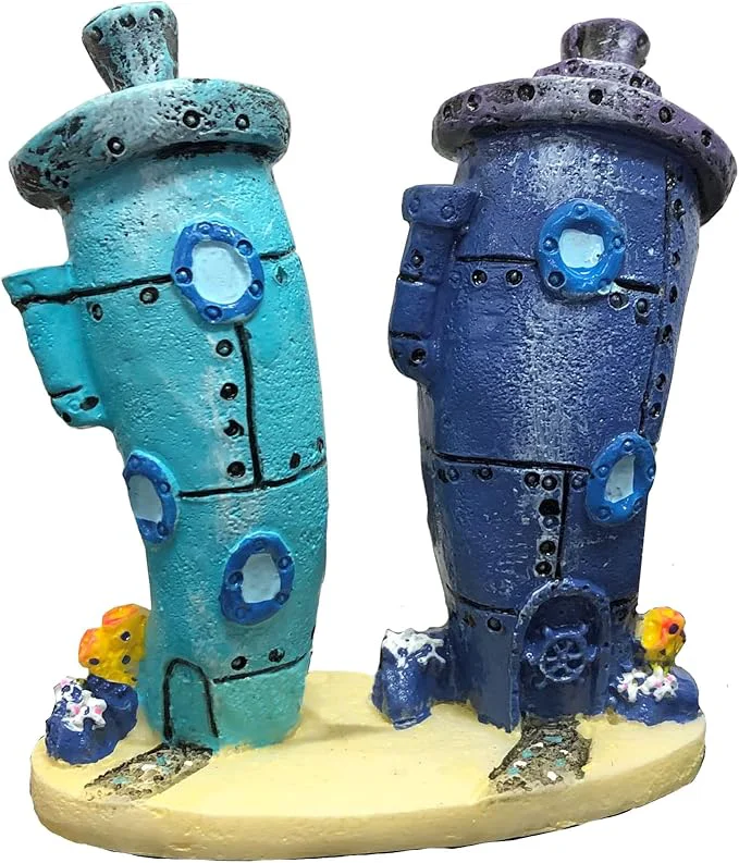 Casual Penn-Plax Spongebob Bikini Bottom Homes Prestigious