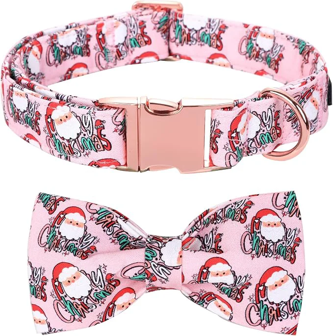 Versatile Christmas Dog Collar Contemporary