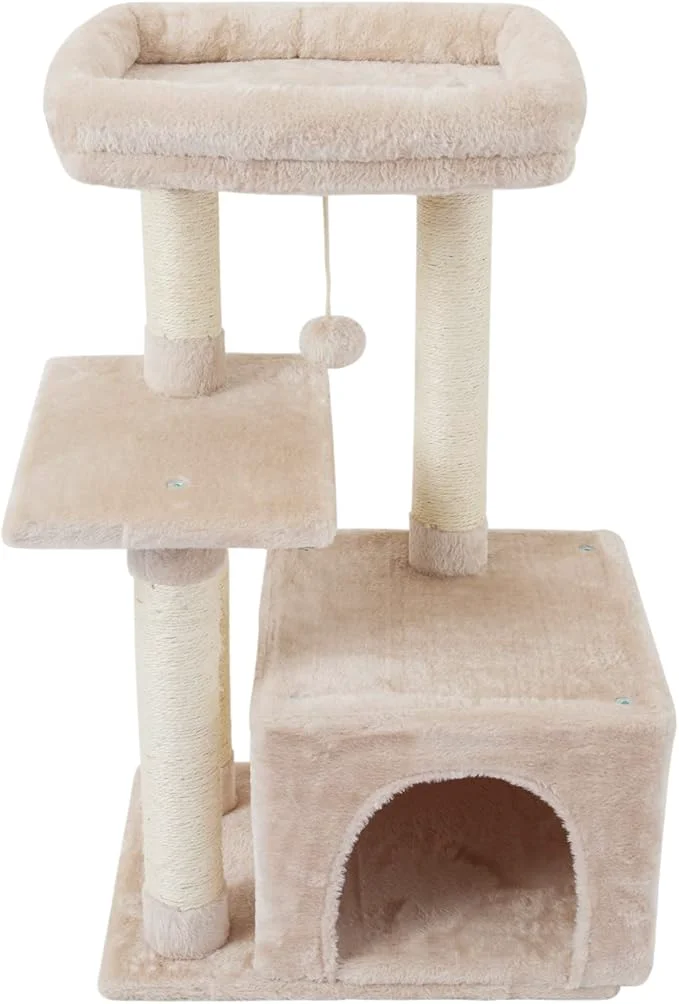 Reliable FISH NAP Cute Cat Tree Kitten Cat Tower Detailed