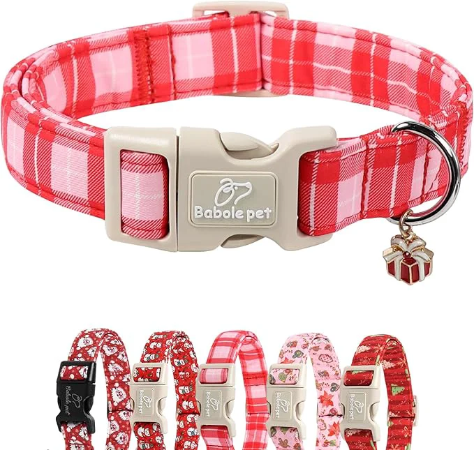Verified Plaid Dog Collar Stylish
