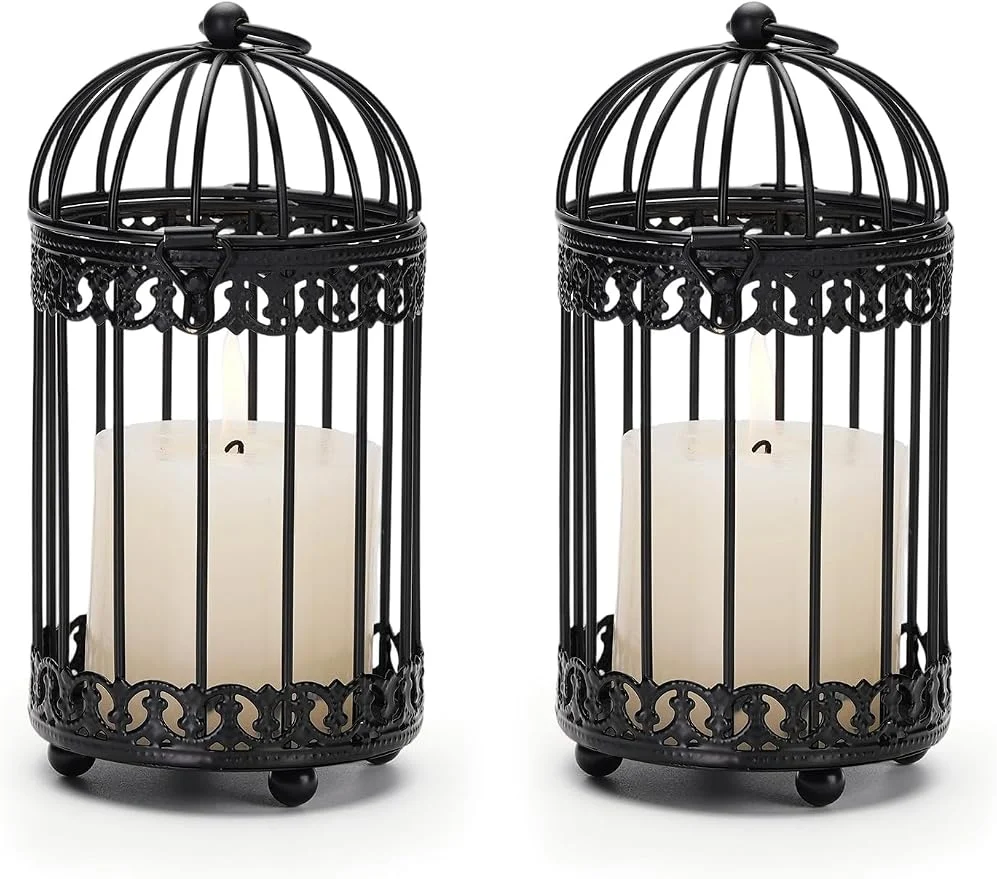 Artisan NUPTIO Vintage Bird Cage Decor Decorative Bird Cage Candle Holder Elite