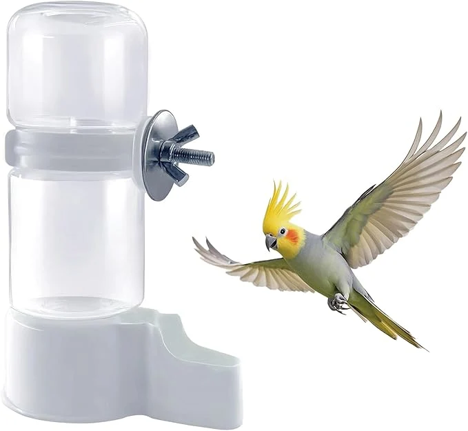 Enhanced Pet Bird Automatic Water Dispenser Bird Cage Hanging Drinking Device Crafted