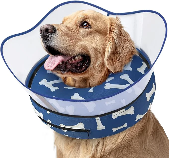 Top-Quality Supet Raised Inflatable Dog Cone Collar to Stop Licking Soft Dog Cone Environmentally Friendly