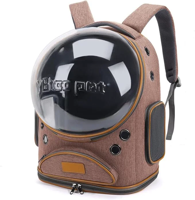 Carefully Designed Cat Backpack Carrier Breathable Cat Carrier Large Space Bubble Pet Backpack Long-Lasting