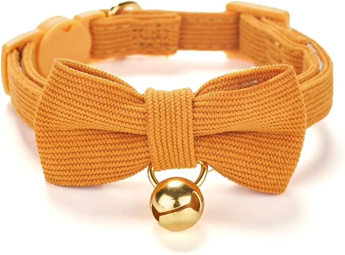 Sustainable Cotton Breakaway Cat Collar Breathable