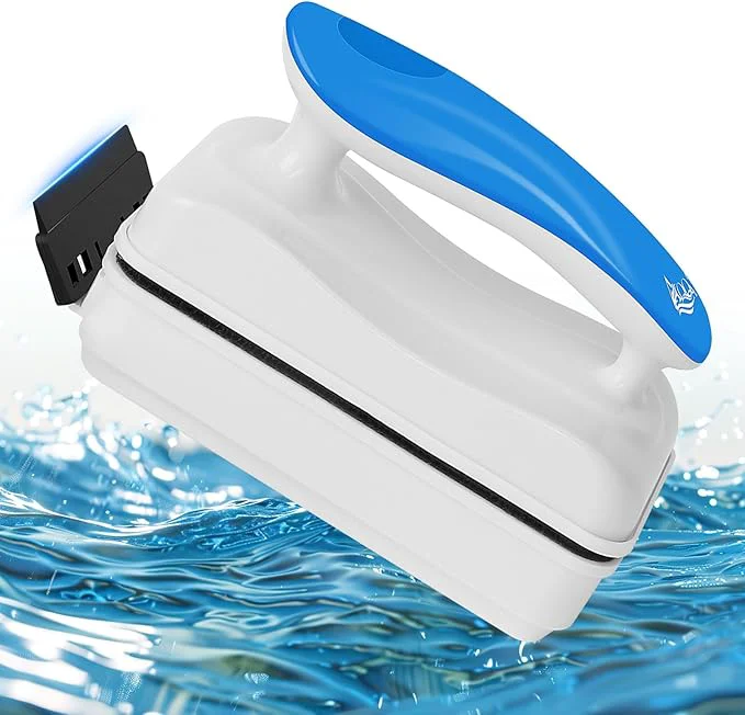 Effective AQQA Aquarium Magnet Glass Cleaner Dolphin Series-Fish Tank Algae Scraper Premium Material