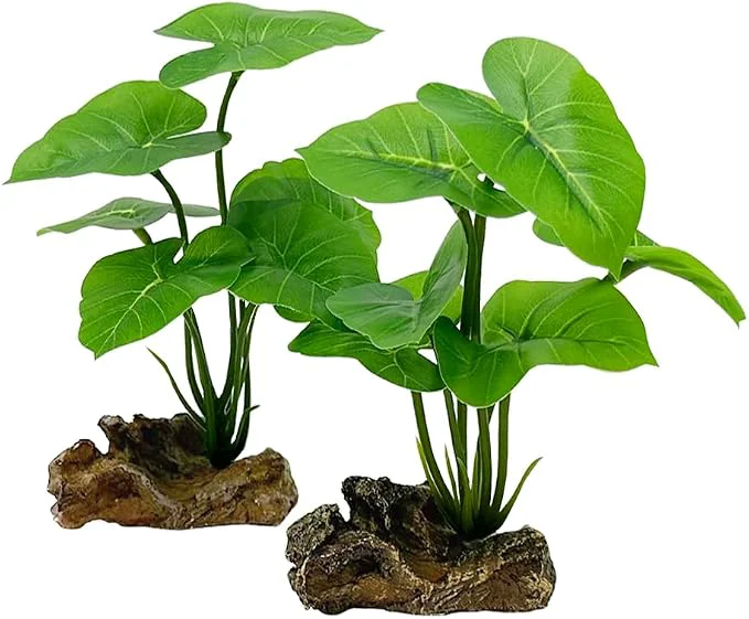 Crafted Smoothedo-Pets Fish Tank Decor Aquarium Decorations Ornaments Betta Leaf pad Excellent