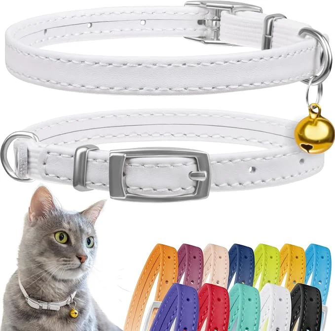 Excellent CollarDirect Leather Cat Collar Kitten Collar Exceptional