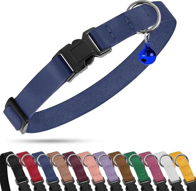 Sophisticated Breakaway Cat Collar with Bell Soft