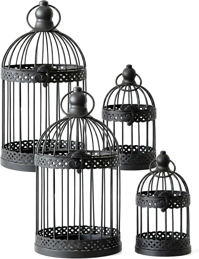 Professional Vela Lanterns Bird Cage Decor Candle Holder Lantern Decorative Table Pure