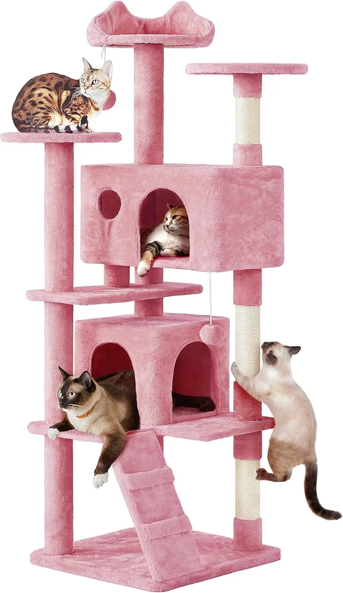 Clean Yaheetech Multi-Level Cat Tree Stand House Furniture Powerful