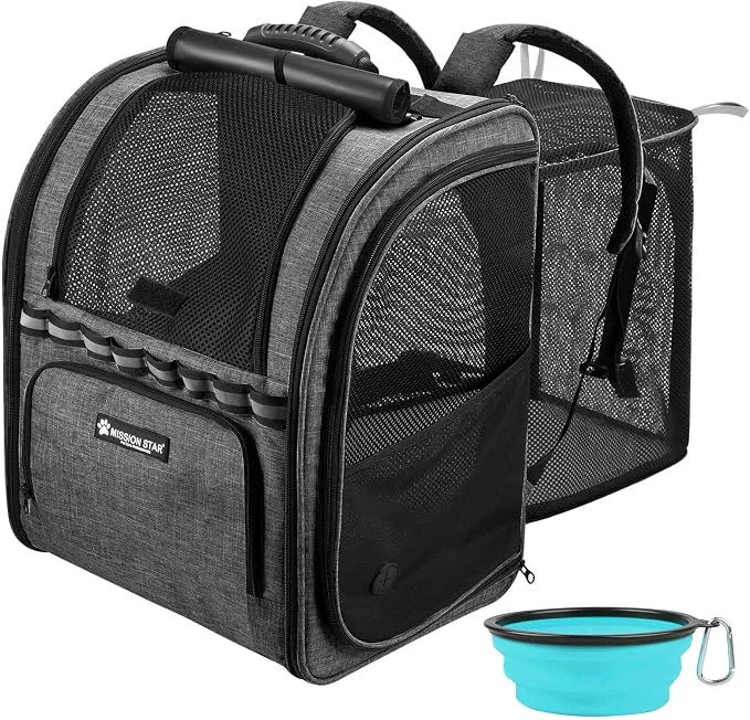 Sophisticated Expandable Cat Carrier Backpacks Green