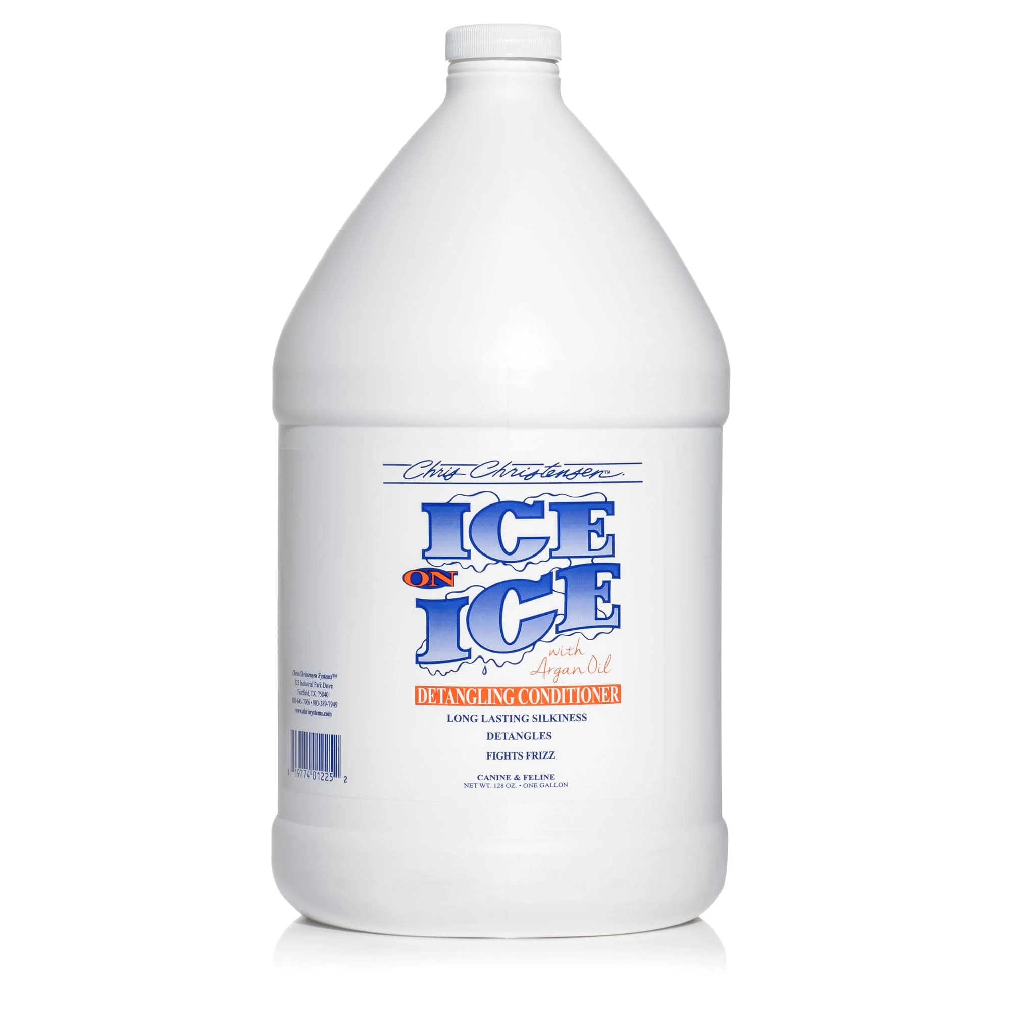 Optimized Chris Christensen Ice on Ice Detangling Conditioner – All Coat Types USA Made 1 gal Natural
