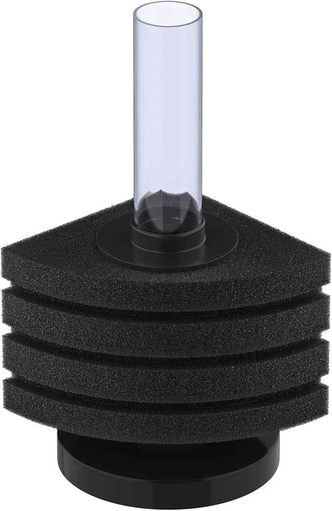 Crafted Pawfly Corner Sponge Filter Nano Quiet Betta Fry Shrimp and Small Fish Bio Foam Easy-to-Use