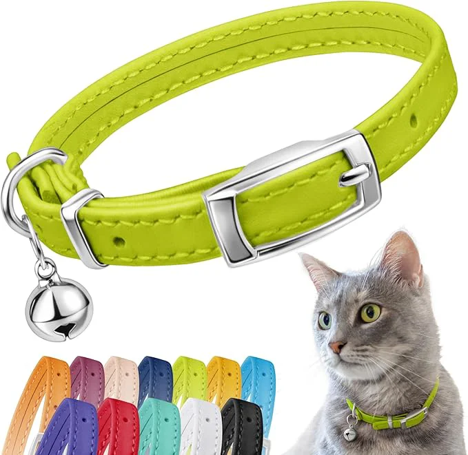 Elite CollarDirect Leather Cat Collar Classic