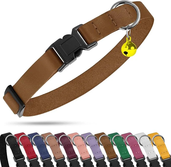 Casual Breakaway Cat Collar with Bell Breathable