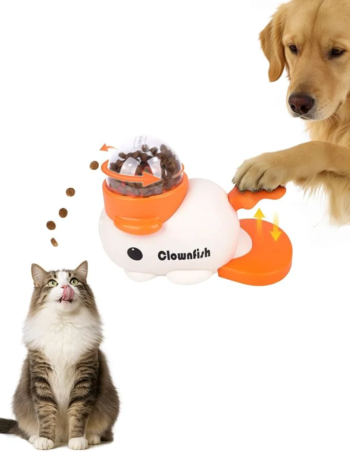 World-Class Dog Treat Dispenser Puzzle Toy Interactive Slow Feeder Bowl for Cats and Dogs Mental Stimulation Enrichment Toy Indoor Pet Feeder with Silicone Mat to Keep Pets Busy Multiple Colors White About ThisOverview Breathable