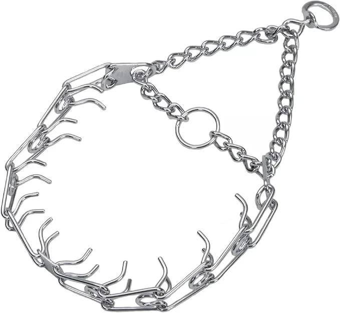 Unique Herm Sprenger Ultra-Plus Prong Dog Training Collar 3.25 mm x 20 Neck Size Clean