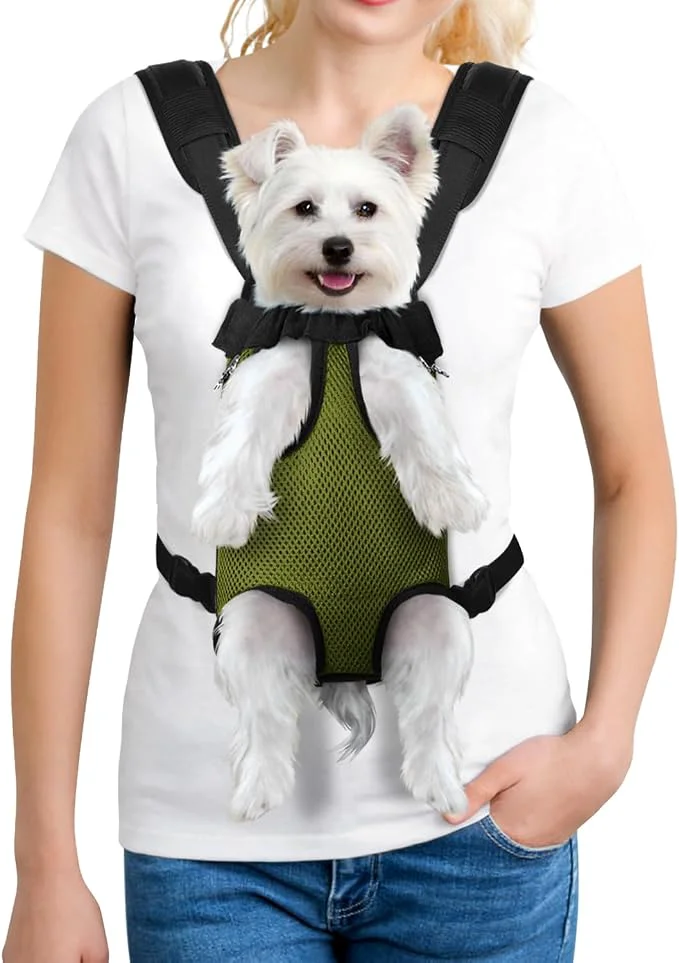 Fine Crafted YUDODO Pet Dog Carrier Backpack Adjustable Dog Front Carrier Legs Out Easy-Fit Minimalist