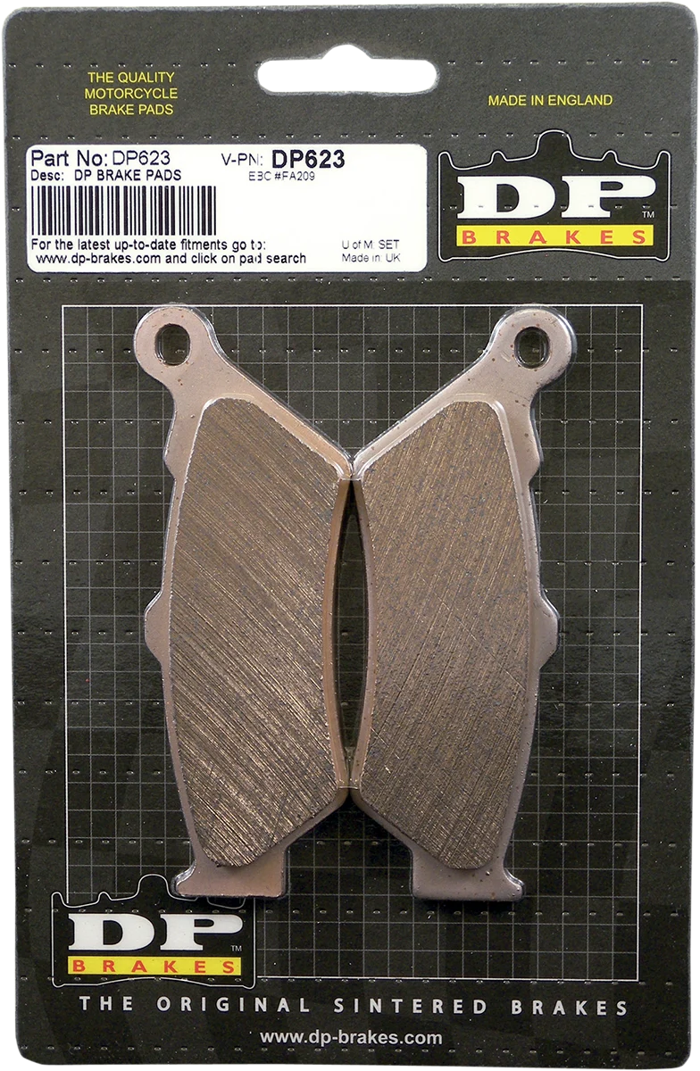 Functional DP BRAKES Standard Brake Pads DP623 Original