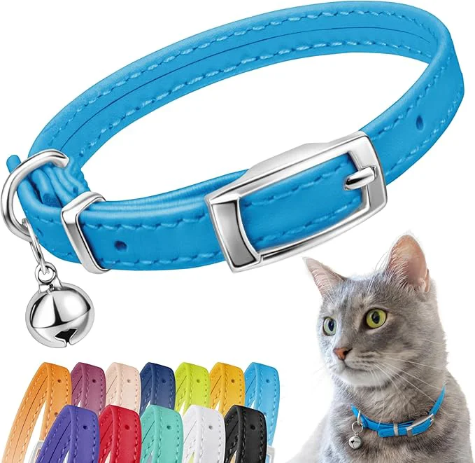 Eco-Friendly CollarDirect Leather Cat Collar Kitten Collar Premium Material