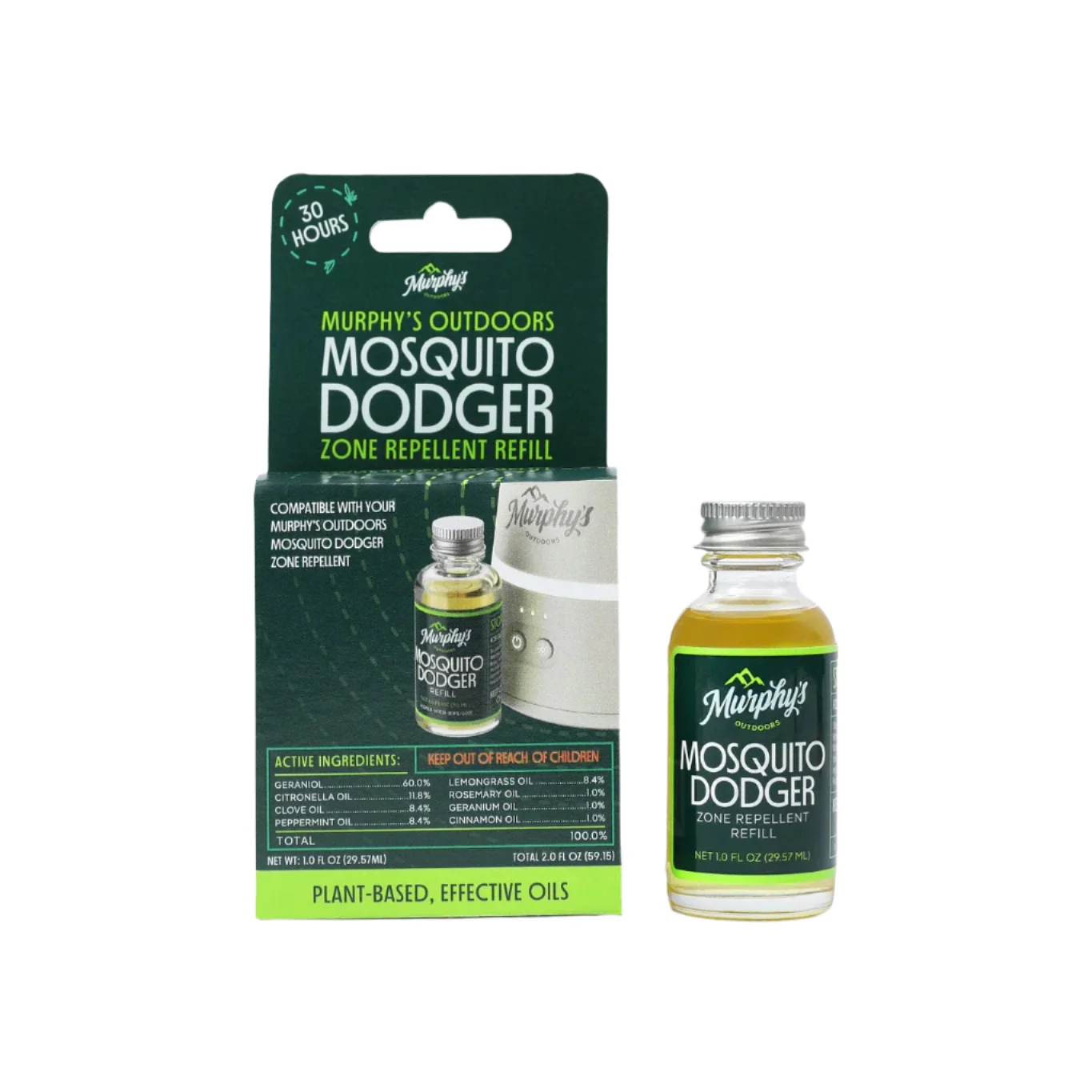World-Class Murphy's Naturals Refill for Mosquito Dodger Zone Repellent Device Prestigious
