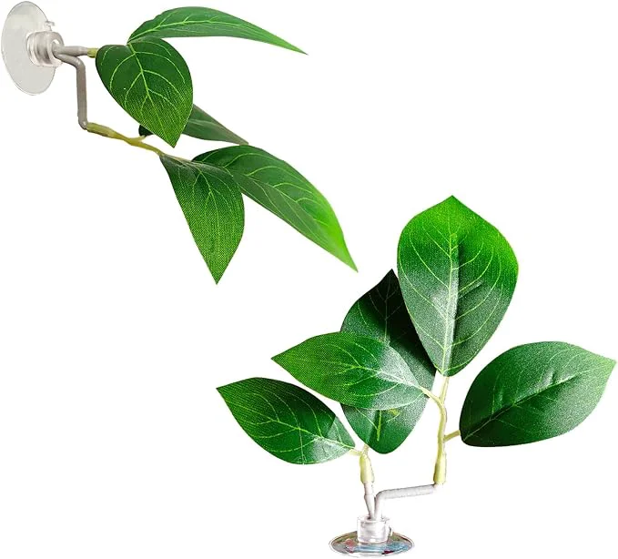 Elite Fish Leaf Pad Fish Tank Accessories Aquarium Décor Simulating 2 pcs Adjustable Unique