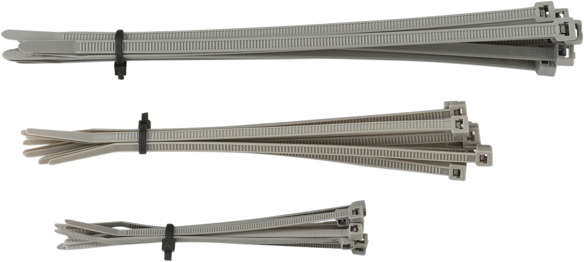 Innovative MOOSE RACING Cable Ties - Grey - 30-Pack 303-4688 Proven