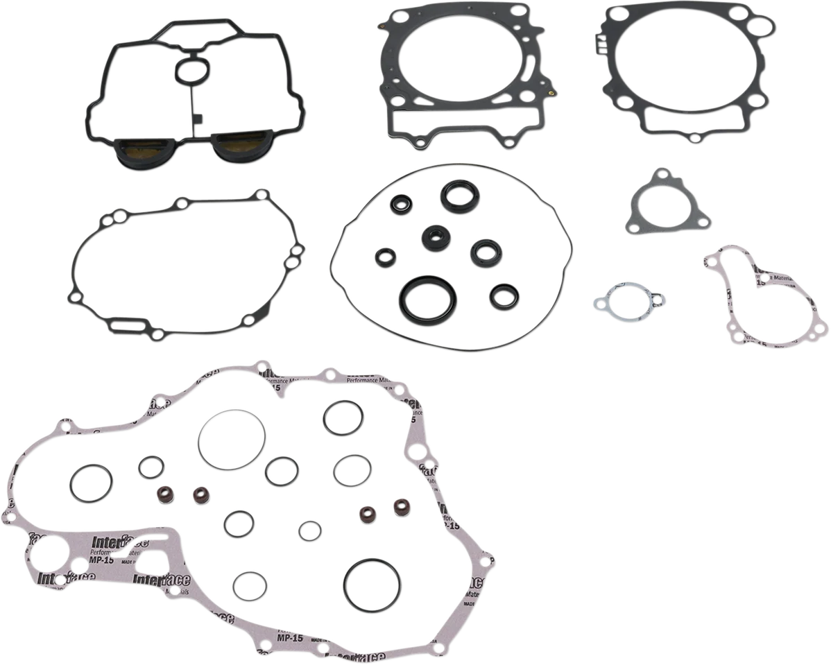 Responsible MOOSE RACING Complete Motor Gasket Kit with Oil Seals - Yamaha 811997MSE Breathable