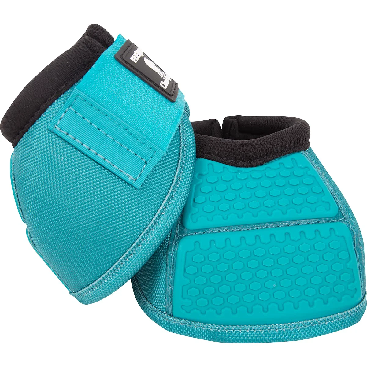 Original Classic Equine Flexion No Turn Bell Boot Aqua Large – Water-Repellent Shock-Absorbing First-Class