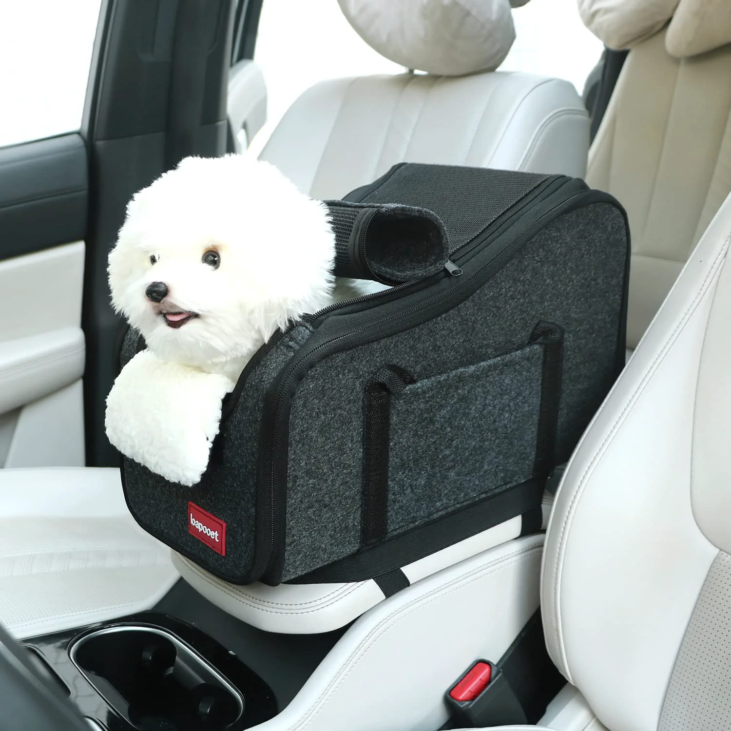 Eco-Friendly loapooet Center Console Dog Car Seat for Small Dogs Cats Artisan