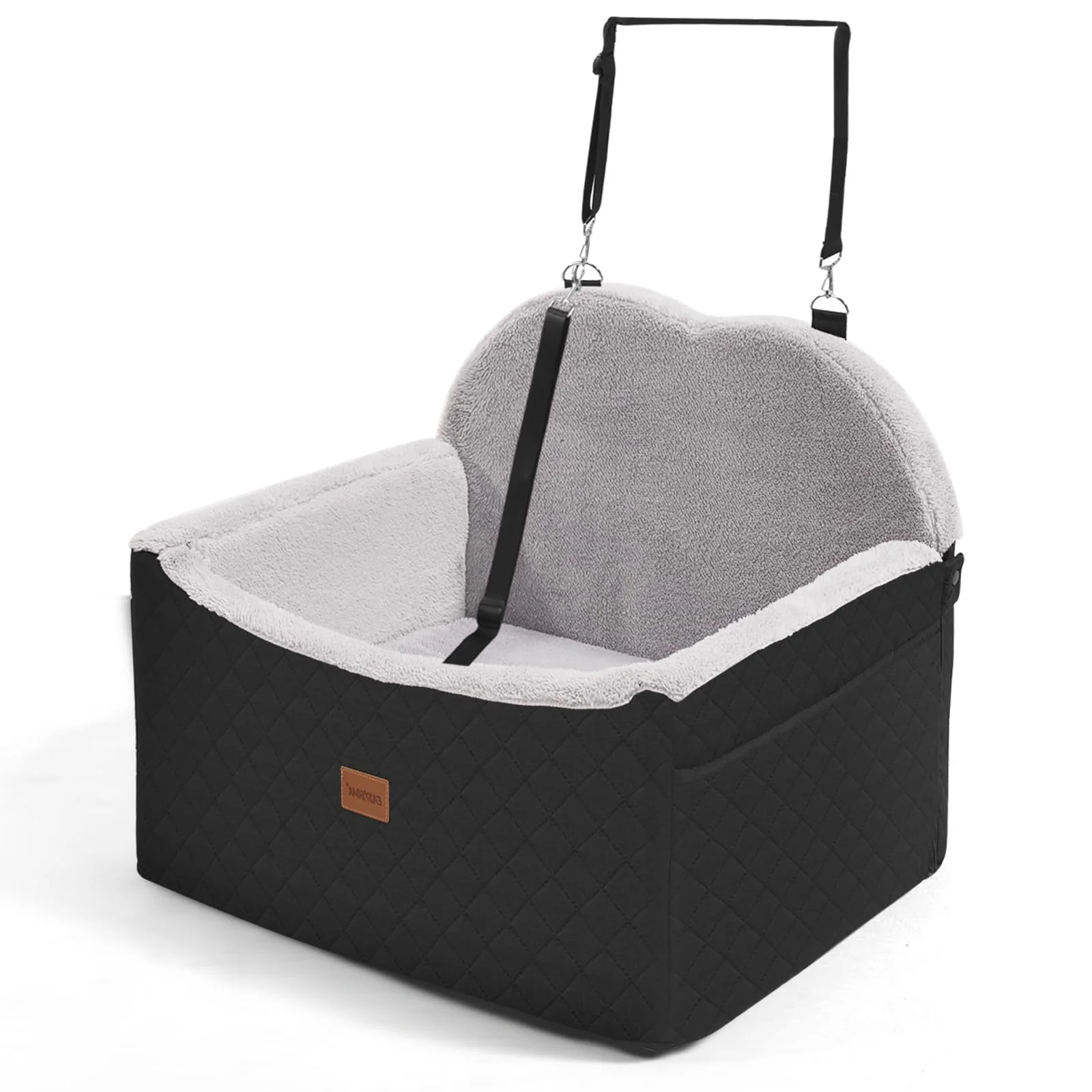 Effective WarmInsula Dog Car Seat for Small Medium Dogs Detachable Booster with Storage Foldable Bed Refined
