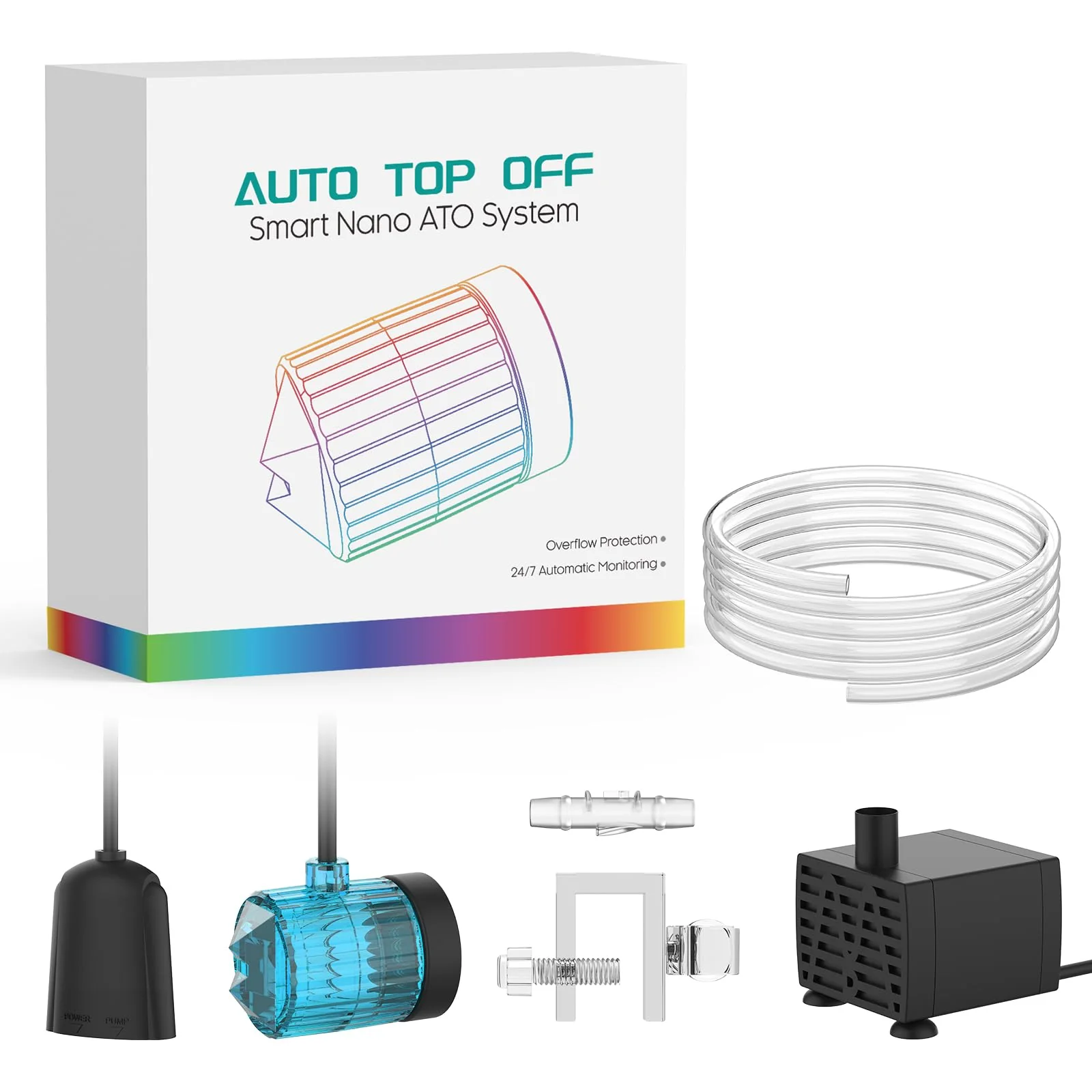 Specialty ATET Auto Top Off System ATO for Saltwater Aquariums -Time Level Stable Salinity Eco-Friendly