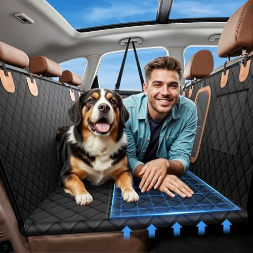 Top-Quality A-Pce 600D Heavy Duty Dog Car Seat Cover — Back Seat Hammock 2025 Upgrade Fine