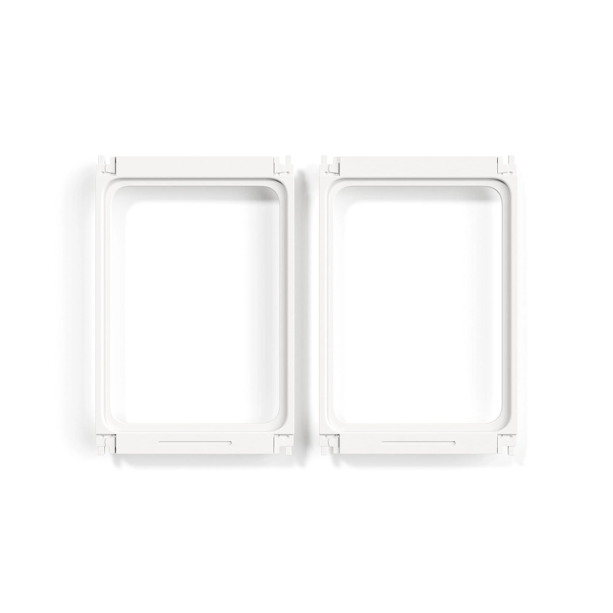 Comfortable Jalove Dog Playpen 24in Indoor Acrylic Playpen — Foldable Customizable White 2-Pack Modern