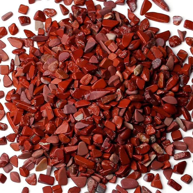 Unique Red Jasper Aquarium Gravel Rocks Natural Tumbled Healing Crystal Chips Bulk Solid